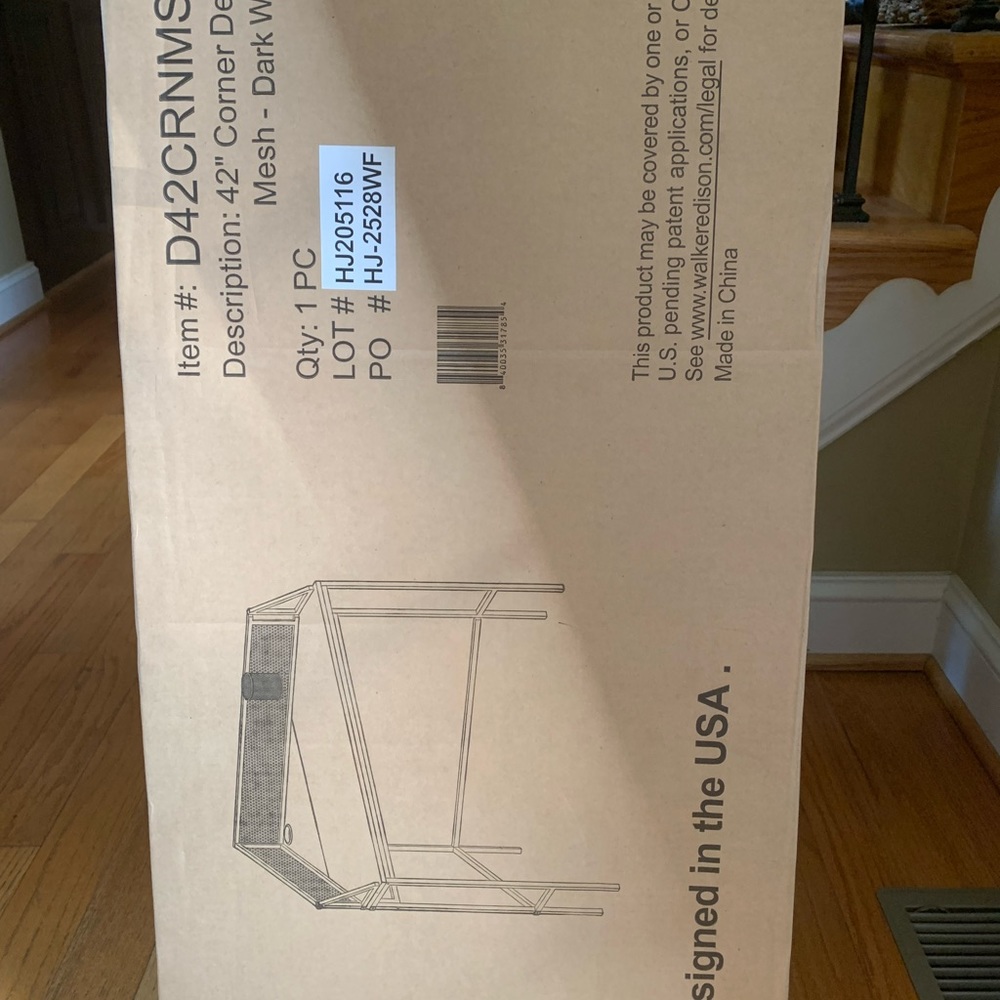 Corner desk new in box